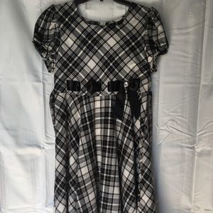Black and White Checkered Dress